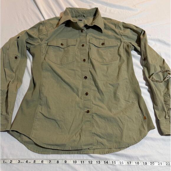 Carhartt Women's Long Sleeve Button Down Shirt Size Small - Picture 4 of 6